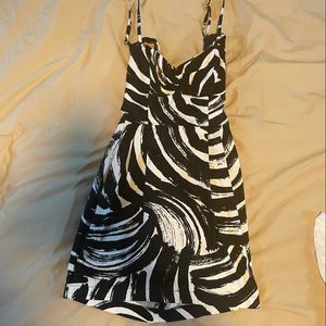 Cute black and white dress